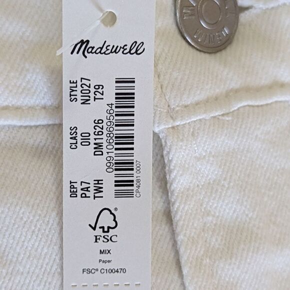 Madewell NWT The Tall Perfect Vintage Wide-Leg Jean Patch Pocket 29 Tall NJ027 - Picture 12 of 14